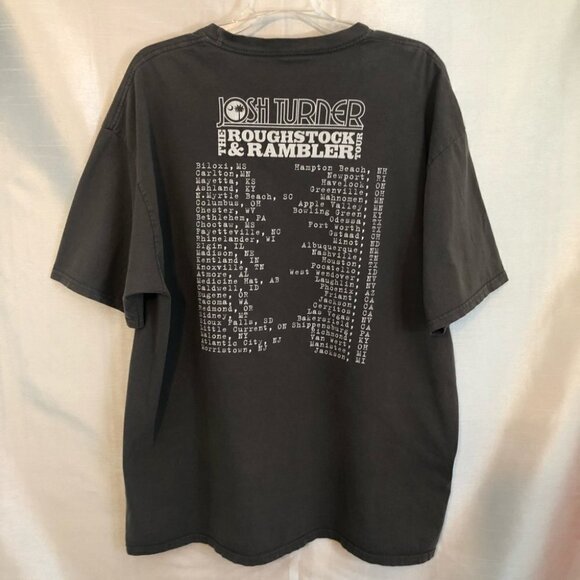 Josh Turner  Grey Concert- Shirt Mens XLG - Picture 9 of 10